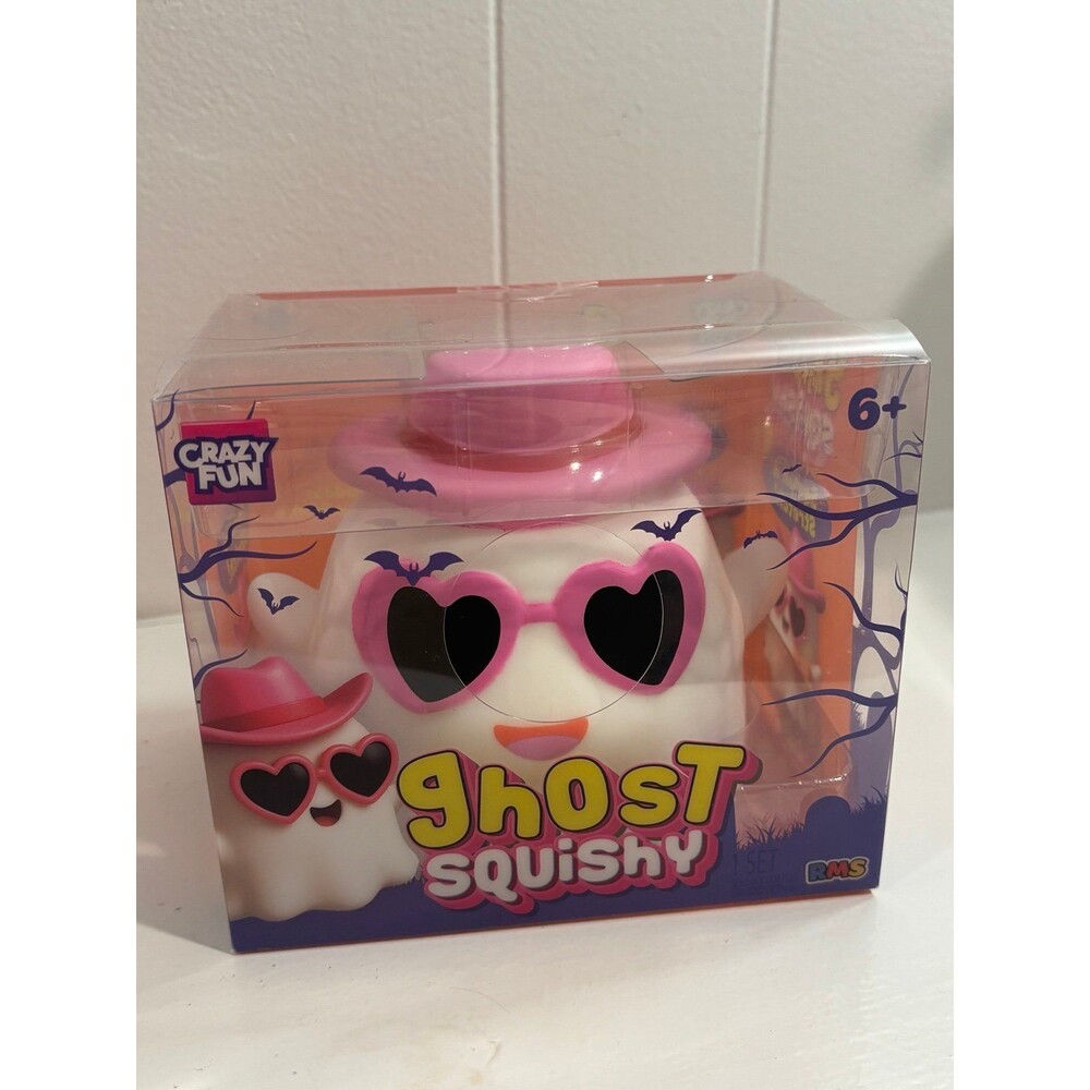 Ghost Squishy Pink Heart Sunglasses Halloween Toy NEW target viral ghost